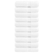 Berkfield Premium Hand Towels "SOLUND" 10 pcs White 50x100 cm 600 gsm