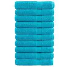 Berkfield Premium Towels SOLUND 10 pcs Turquoise 100x200 cm 600 gsm