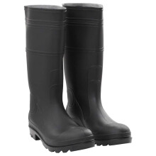 Berkfield Rain Boots Black Size 45 PVC
