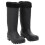 Berkfield Rian Boots with Removable Socks Black Size 38 PVC 1