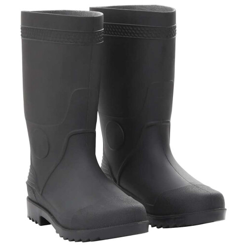 Berkfield Rain Boots Black Size 38 PVC