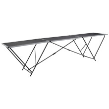 Berkfield Folding Pasting Table MDF and Aluminium 300x60x78 cm