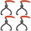 4 pcs Log Tongs with PVC Handle 1