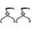 2 pcs Log Tongs with TPR Handle 1