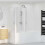 Shower Bath Screen Wall L Shape 70 x 120 x 137 cm 4 Panels Foldable 1