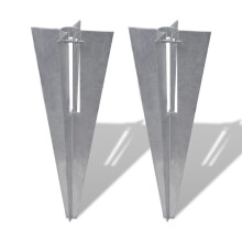 Berkfield Fence Post Spikes 2 pcs Steel