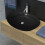 Black Luxury Ceramic Basin Oval with Overflow 59 x 38,5 cm 1