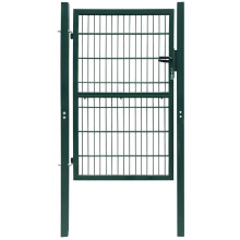 Berkfield 2D Fence Gate (Single) Green 100x180 cm