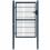 Berkfield 2D Fence Gate (Single) Anthracite Grey 100x180 cm 1