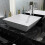 Berkfield Basin Square Ceramic White 41.5x41.5x12 cm 1