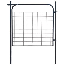 Berkfield Garden Fence Gate 100x100 cm Anthracite