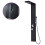 Berkfield Shower Panel System Aluminium Matte Black 1