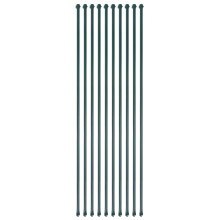 Berkfield Garden Posts 10 pcs 1.5 m Metal Green