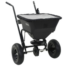 Berkfield Walk Behind Salt Spreader PVC and Steel 106x73x76 cm 45 L