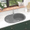 Berkfield Granite Kitchen Sink Single Basin Oval Grey 1