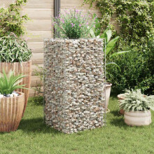Berkfield Gabion Raised Bed Steel 50x50x100 cm