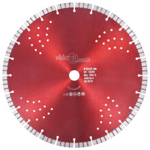 Berkfield Diamond Cutting Disc with Turbo and Holes Steel 350 mm