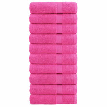Berkfield Premium Shower Towels SOLUND 10 pcs Pink 70x140 cm 600 gsm