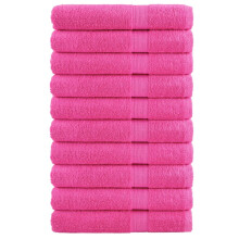 Berkfield Premium Towels SOLUND 10 pcs Pink 100x200 cm 600 gsm