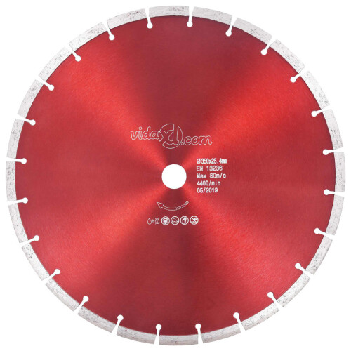 Berkfield Diamond Cutting Disc Steel 350 mm
