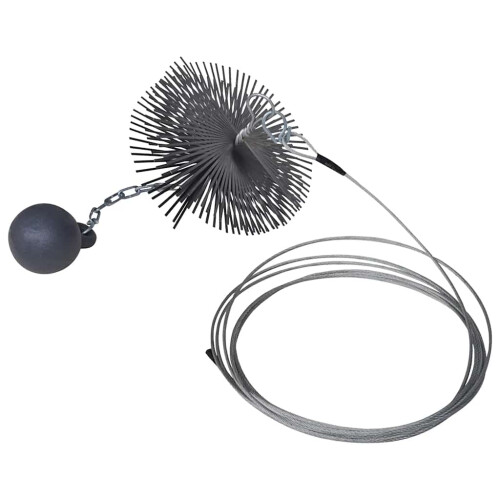 Round Chimney Cleaning Brush Dia. 20 cm