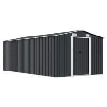 Berkfield Garden Shed 257x489x181 cm Metal Anthracite
