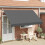 Berkfield Manual Retractable Awning 350 cm Anthracite 1