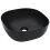 Berkfield Wash Basin 42.5x42.5x14.5 cm Ceramic Black 1