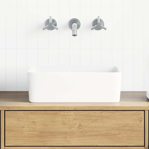 Berkfield Wash Basin 40x30x13 cm Ceramic White