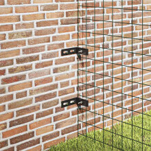 Berkfield Wall Corner Connector 10 Sets Anthracite