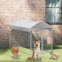 Berkfield Outdoor Dog Kennel with Roof 200x100x125 cm