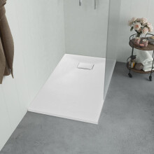 Berkfield Shower Base Tray SMC White 100x80 cm