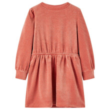 Kids' Dress with Long Sleeves Medium Pink 116