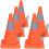 5 Pop-up Traffic Cones 42 cm 1
