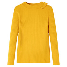 Kids' T-shirt with Long Sleeves Ochre 104