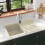 Berkfield Granite Kitchen Sink Single Basin Beige 1