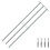 Adjustable Security Grille for Windows with 3 Crossbars 1000-1500 mm 1