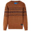 Kids' Sweater Knitted Cognac 116 1