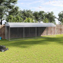 Berkfield Outdoor Dog Kennel with Roof 760x190x225 cm