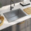 Berkfield Handmade Kitchen Sink Stainless Steel 1