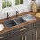 Berkfield Handmade Kitchen Sink Stainless Steel 1