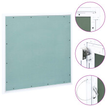 Berkfield Access Panel with Aluminium Frame and Plasterboard 500x500 mm