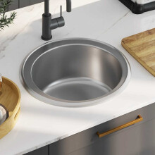 Berkfield Kitchen Sink with Strainer and Trap Stainless Steel