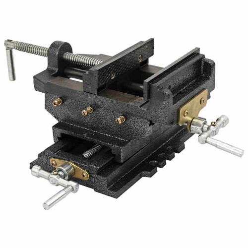 Berkfield Manually Operated Cross Slide Drill Press Vice 150 mm