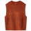 Kids' Sweater Vest Knitted Cognac 140 1