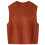 Kids' Sweater Vest Knitted Cognac 128 1