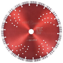 Berkfield Diamond Cutting Disc with Turbo and Holes Steel 300 mm