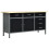 Berkfield Workbench Black 160x60x85 cm Steel 1