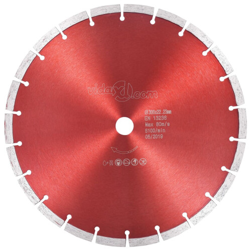 Berkfield Diamond Cutting Disc Steel 300 mm