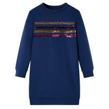 Kids' Sweatshirt Dress Navy 116